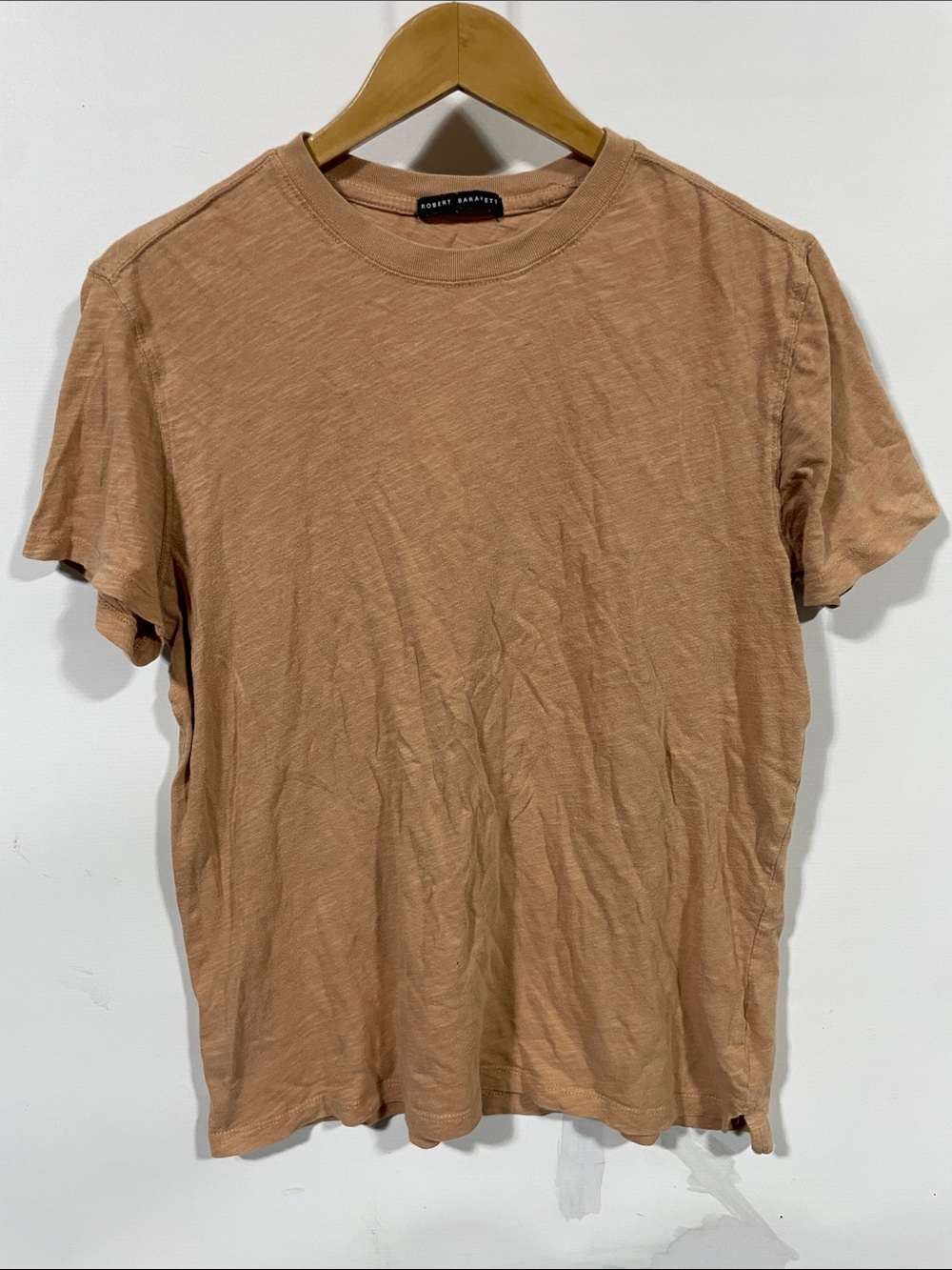 Robert Barakett Men's Short-Sleeve Crewneck Tee in Tan
